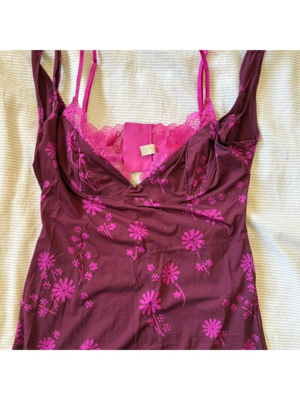 Free People Slip Dress Pink XS Party Crasher Midi... - Picture 4 of 5
